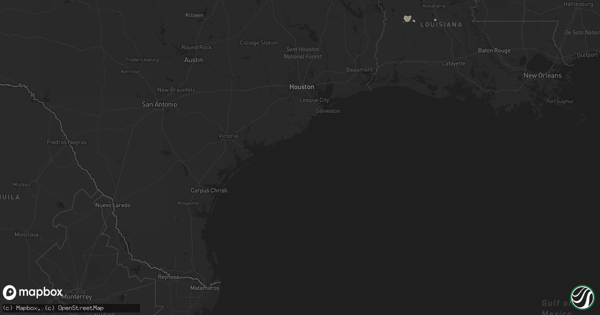 Hail map on September 12, 2014