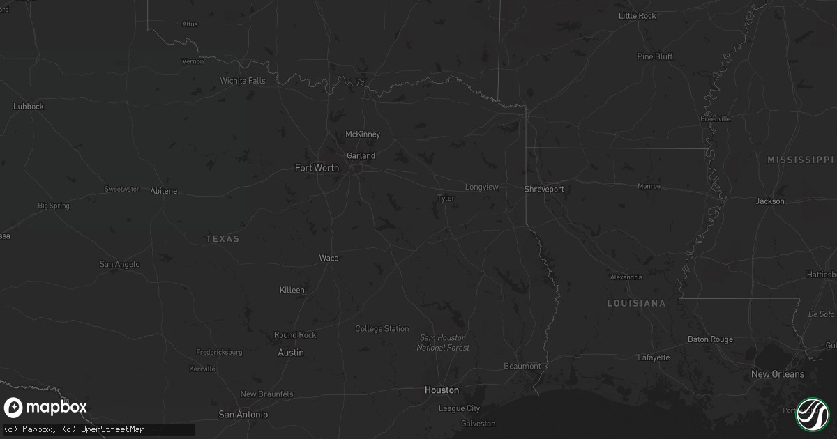 Hail map on September 12, 2015