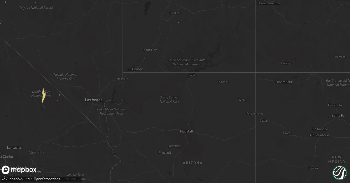 Hail map on September 12, 2017