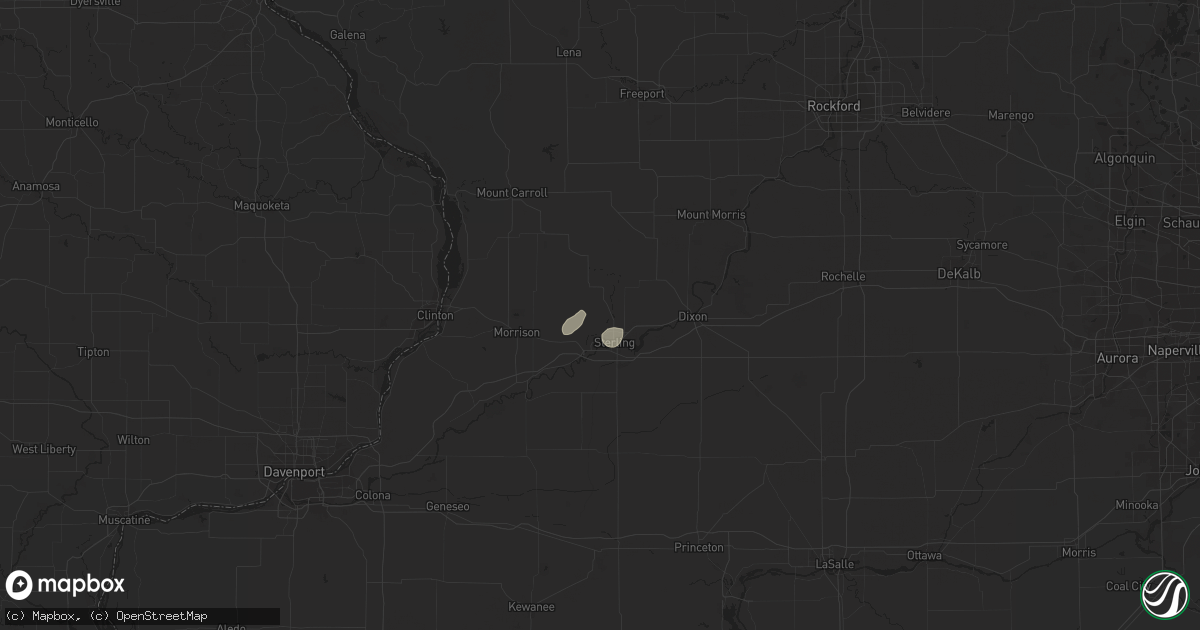 Hail map in Sterling, IL on September 12, 2019