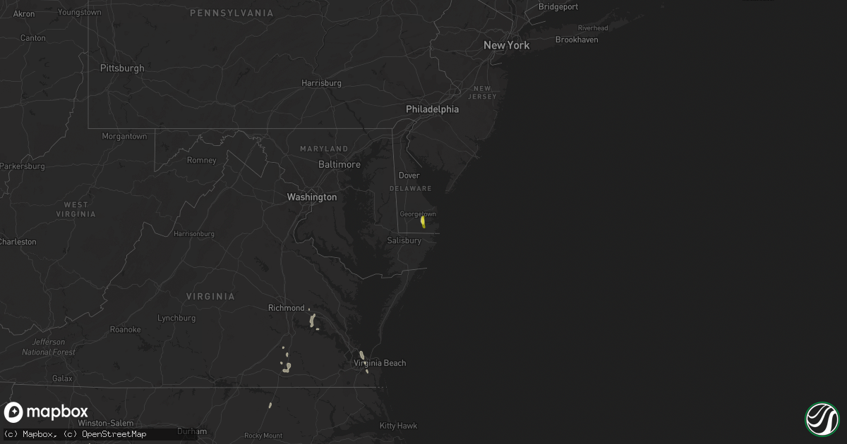 Hail map on September 12, 2019