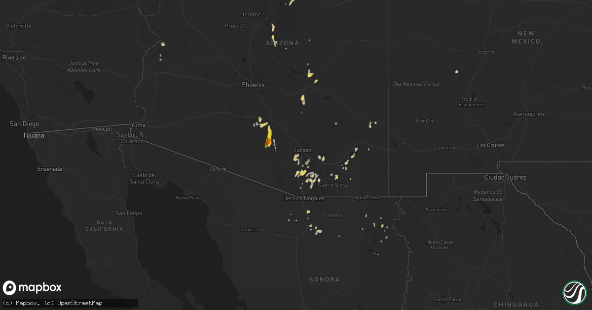 Hail map on September 12, 2022