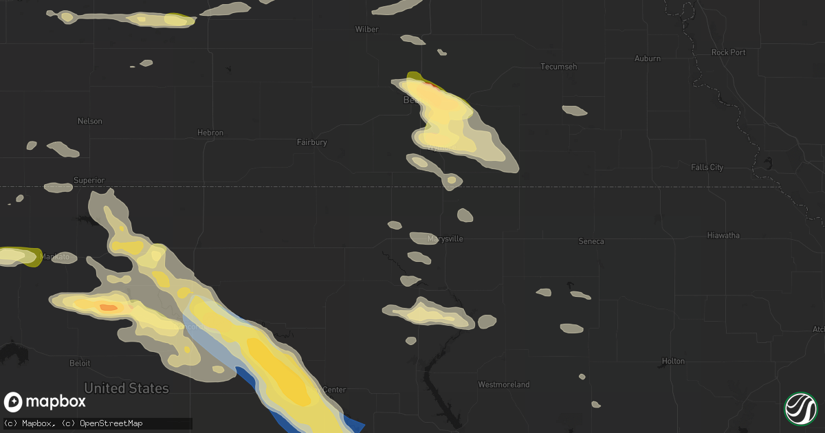 Hail map in Bremen, KS on September 12, 2026