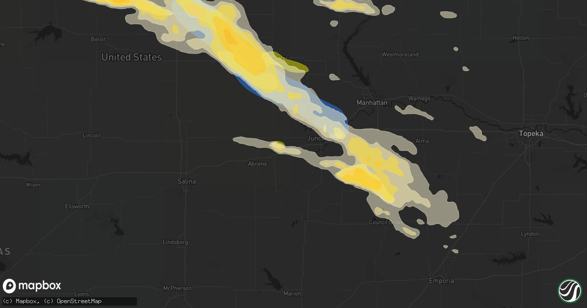 Hail map in Chapman, KS on September 12, 2026
