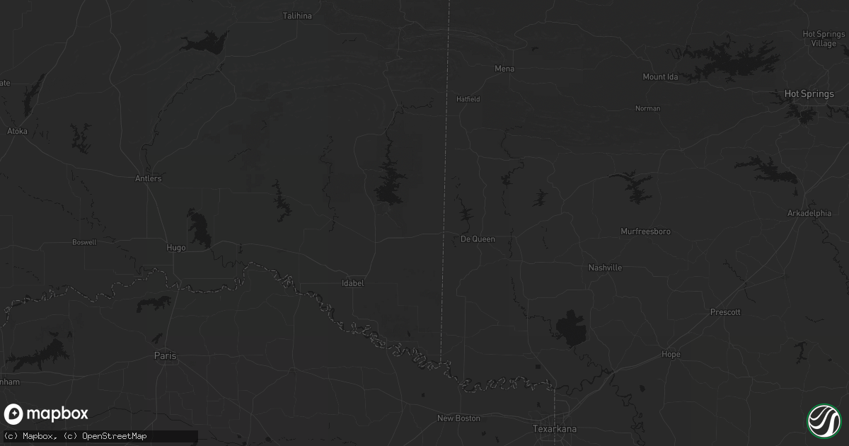 Hail map in Eagletown, OK on September 12, 2026