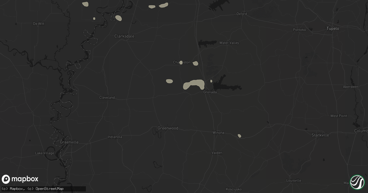 Hail map in Holcomb, MS on September 12, 2026