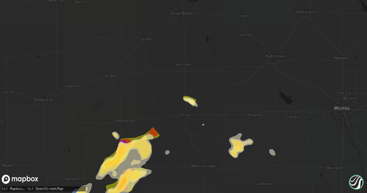Hail map in Iuka, KS on September 12, 2026