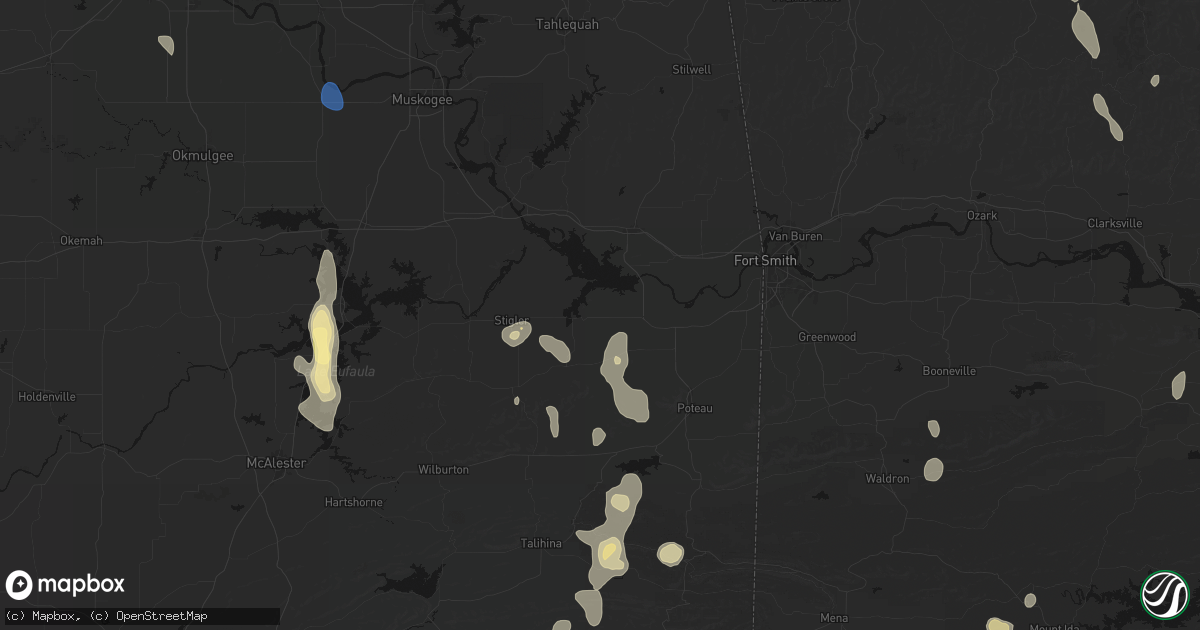 Hail map in Keota, OK on September 12, 2026