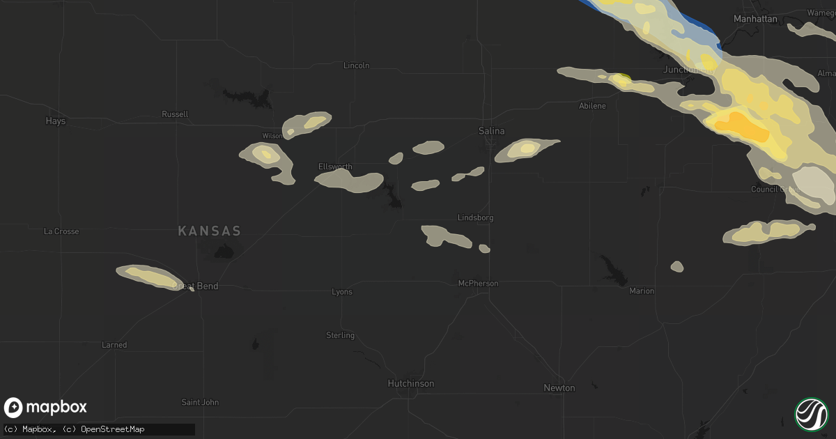 Hail map in Marquette, KS on September 12, 2026