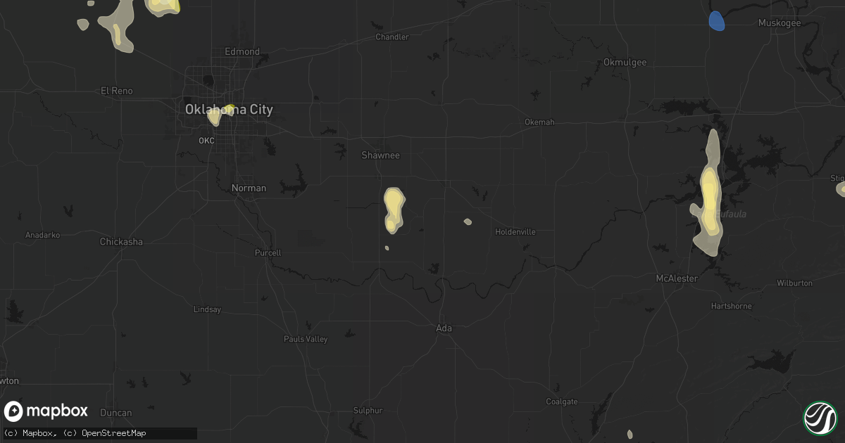 Hail map in Maud, OK on September 12, 2026