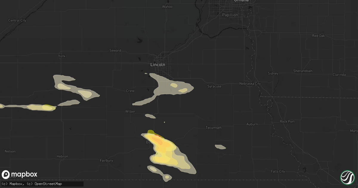 Hail map in Panama, NE on September 12, 2026