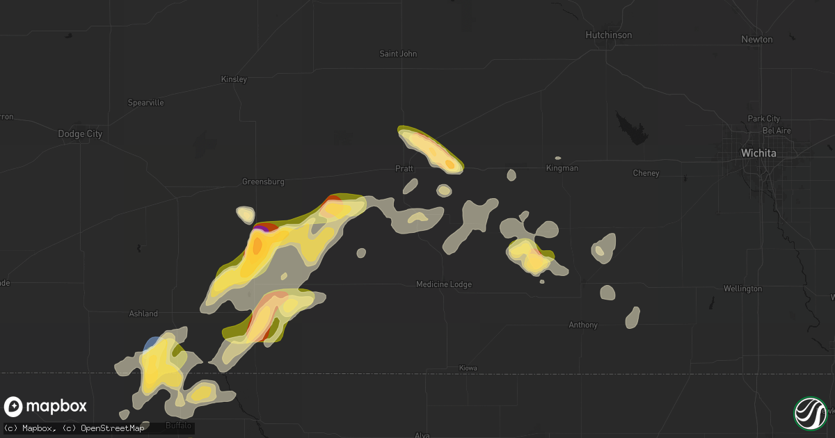 Hail map in Sawyer, KS on September 12, 2026
