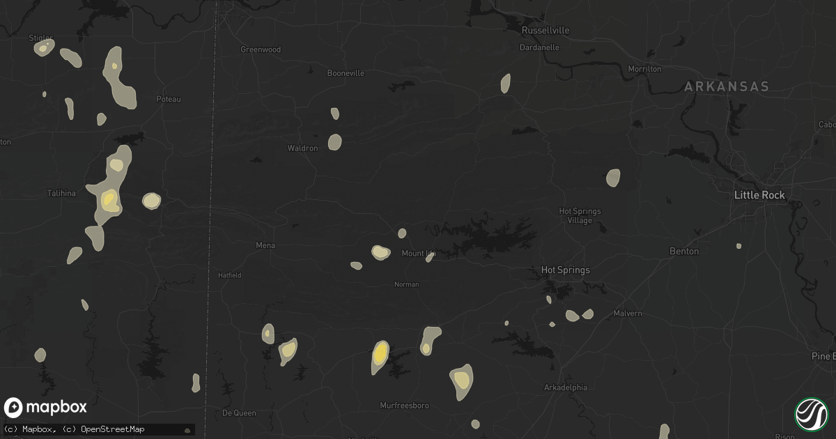 Hail map in Sims, AR on September 12, 2026
