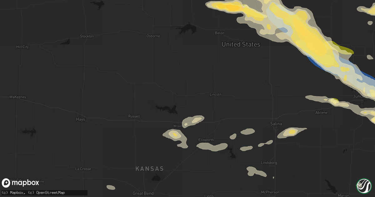 Hail map in Sylvan Grove, KS on September 12, 2026