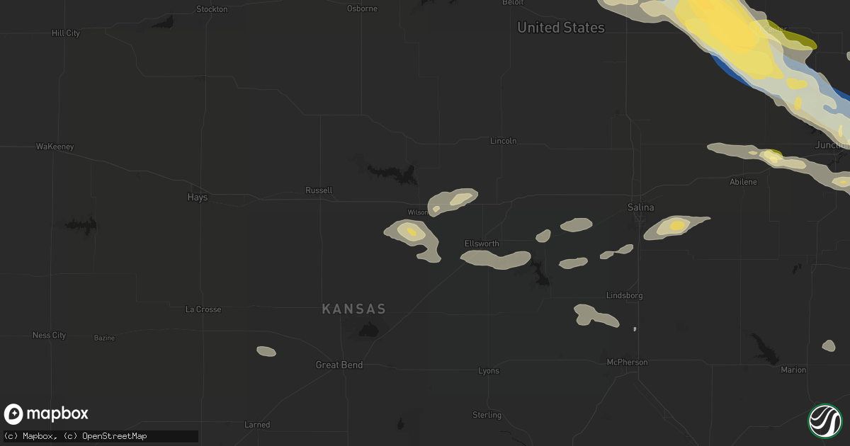 Hail map in Wilson, KS on September 12, 2026