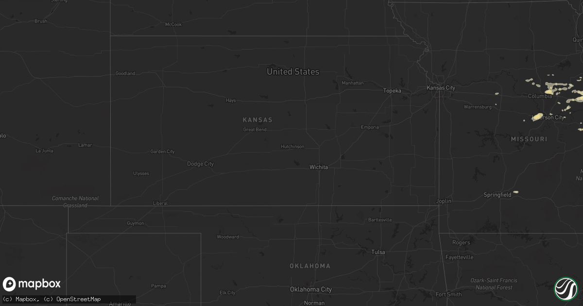 Hail map in Arizona on September 13, 2011