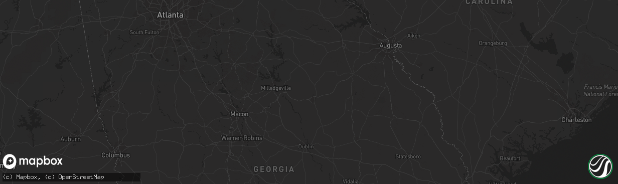 Hail map in Thomasville, GA on September 13, 2014