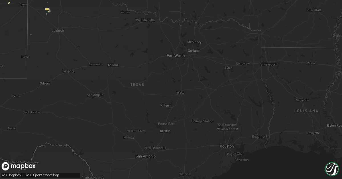 Hail map on September 13, 2015