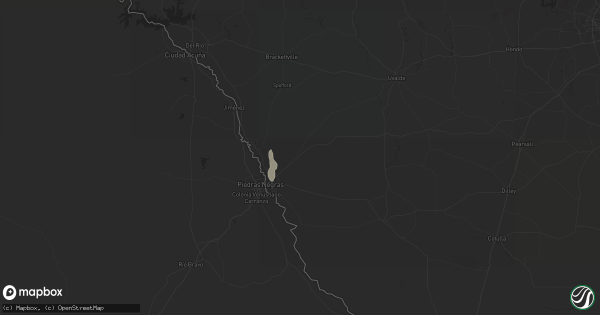 Hail map in Eagle Pass, TX on September 13, 2016