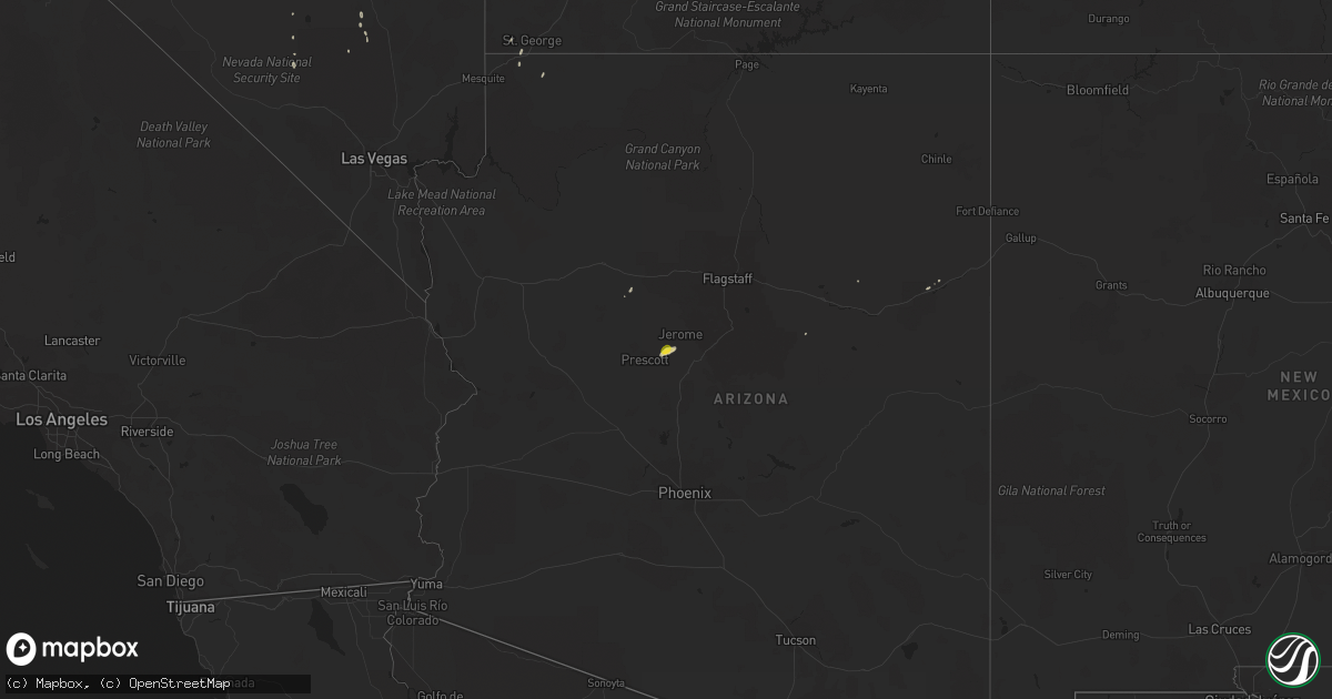 Hail map on September 13, 2017