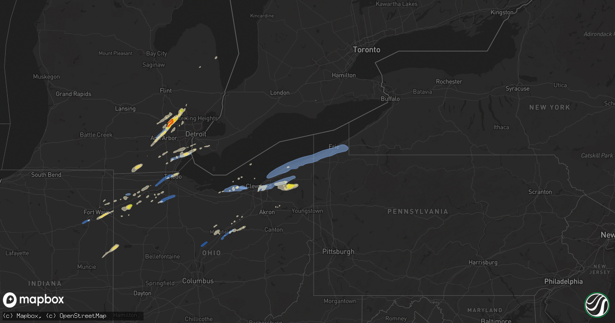 Hail map on September 13, 2019