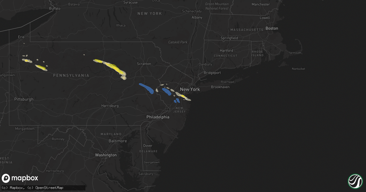 Hail map on September 13, 2021