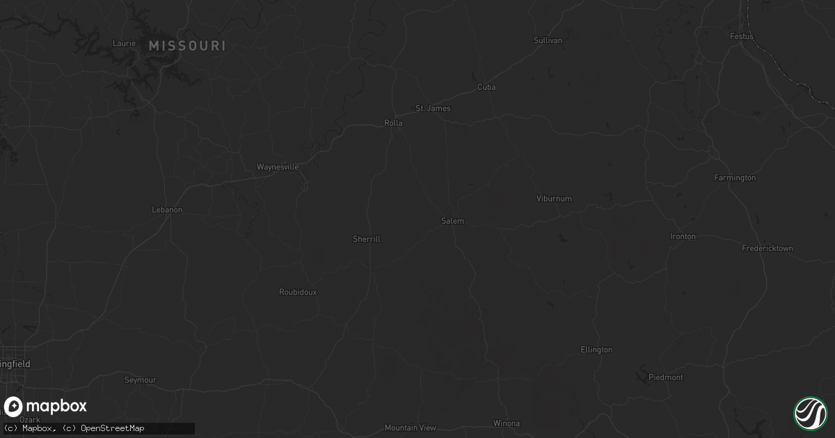 Hail map in Globe, AZ on September 13, 2023