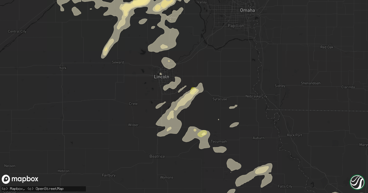 Hail map in Bennet, NE on September 13, 2026