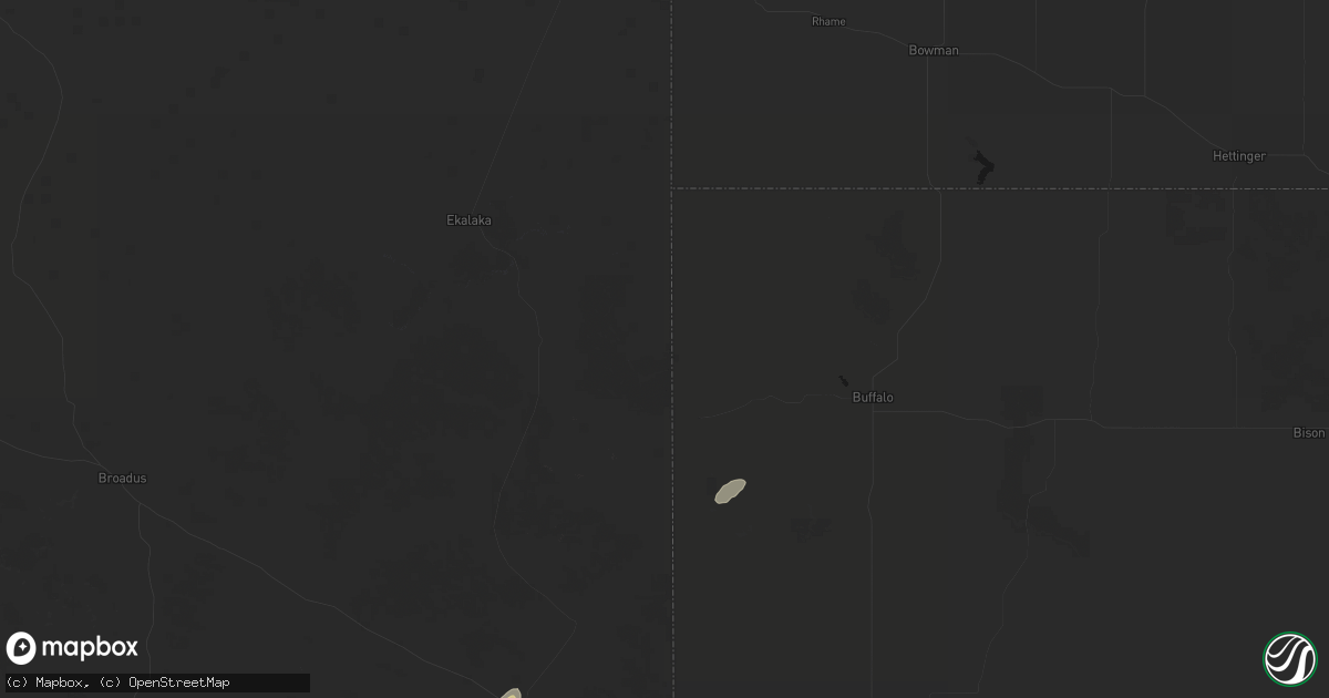 Hail map in Camp Crook, SD on September 13, 2026