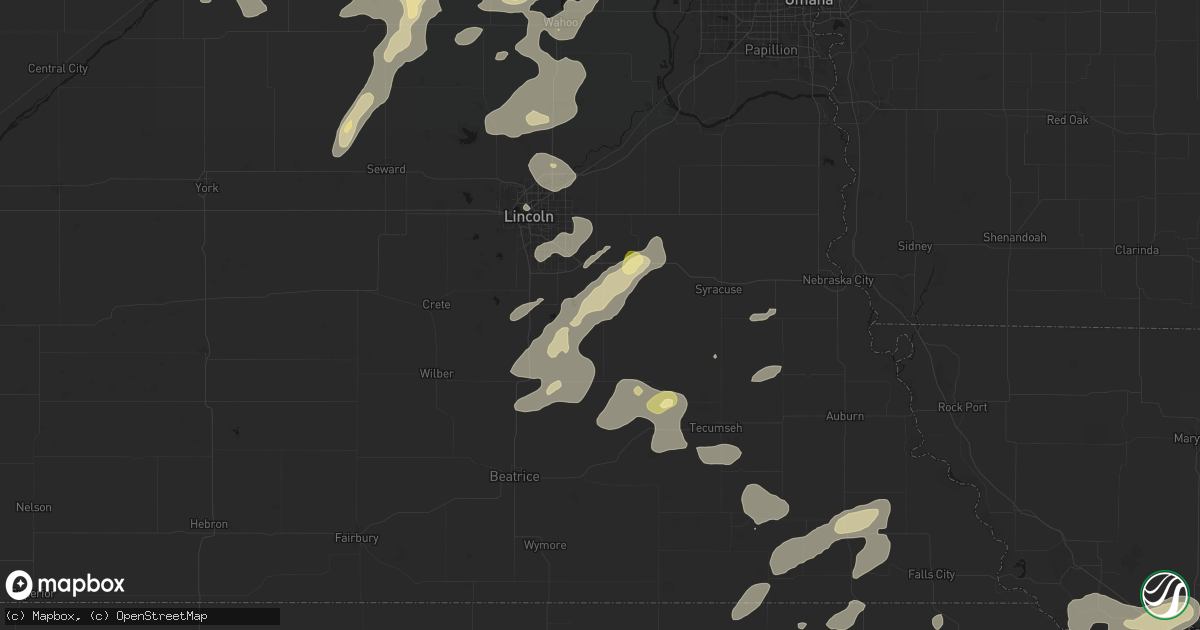 Hail map in Panama, NE on September 13, 2026