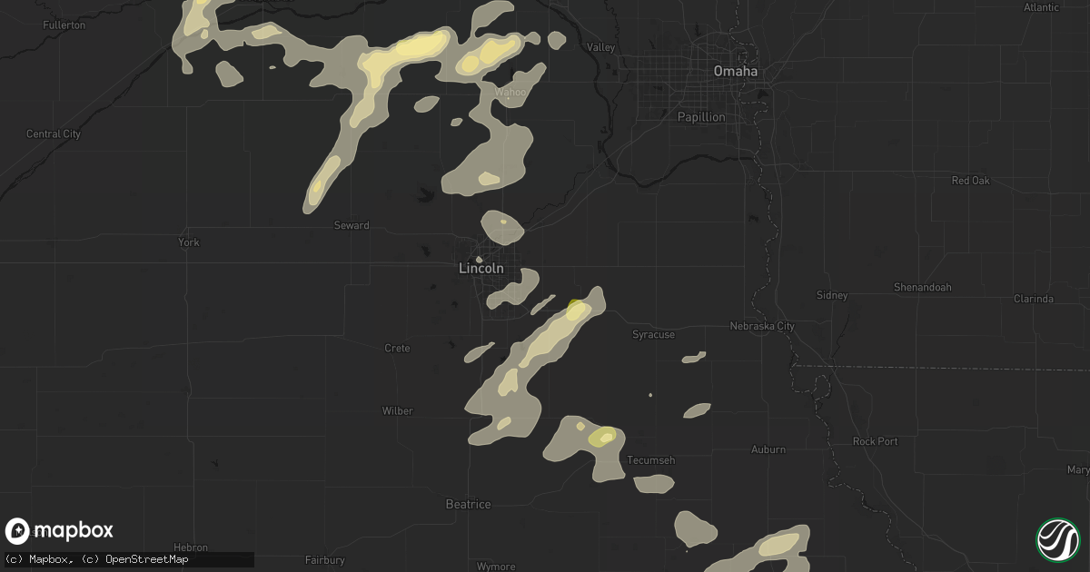 Hail map in Walton, NE on September 13, 2026