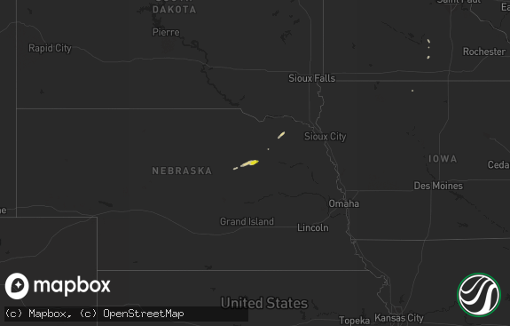 Hail map preview on 09-14-2015