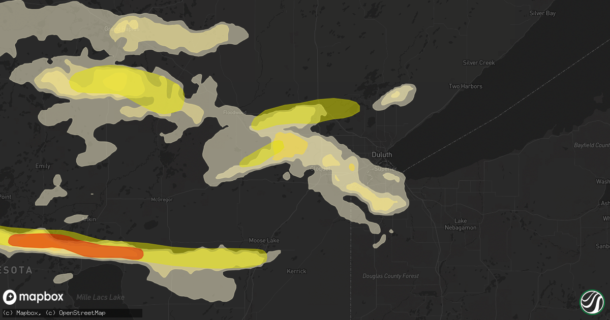 Hail map in Cloquet, MN on September 14, 2018
