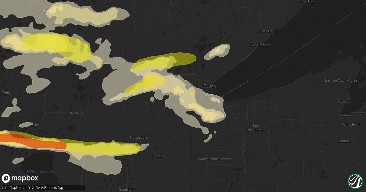 Hail map in Esko, MN on September 14, 2018