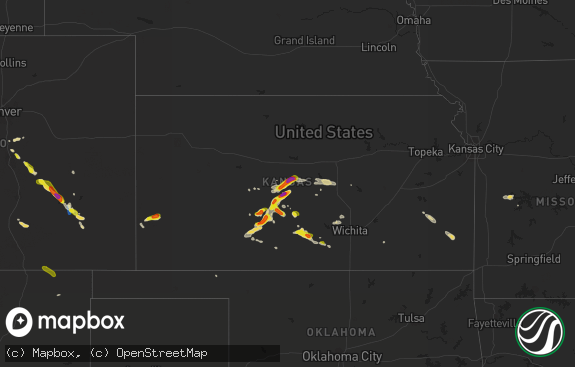 Hail map preview on 09-14-2021