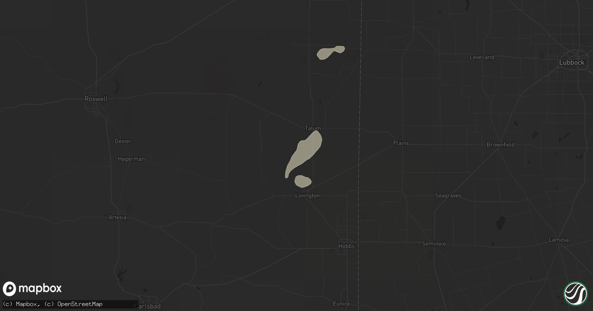 Hail map in Mcdonald, NM on September 14, 2022