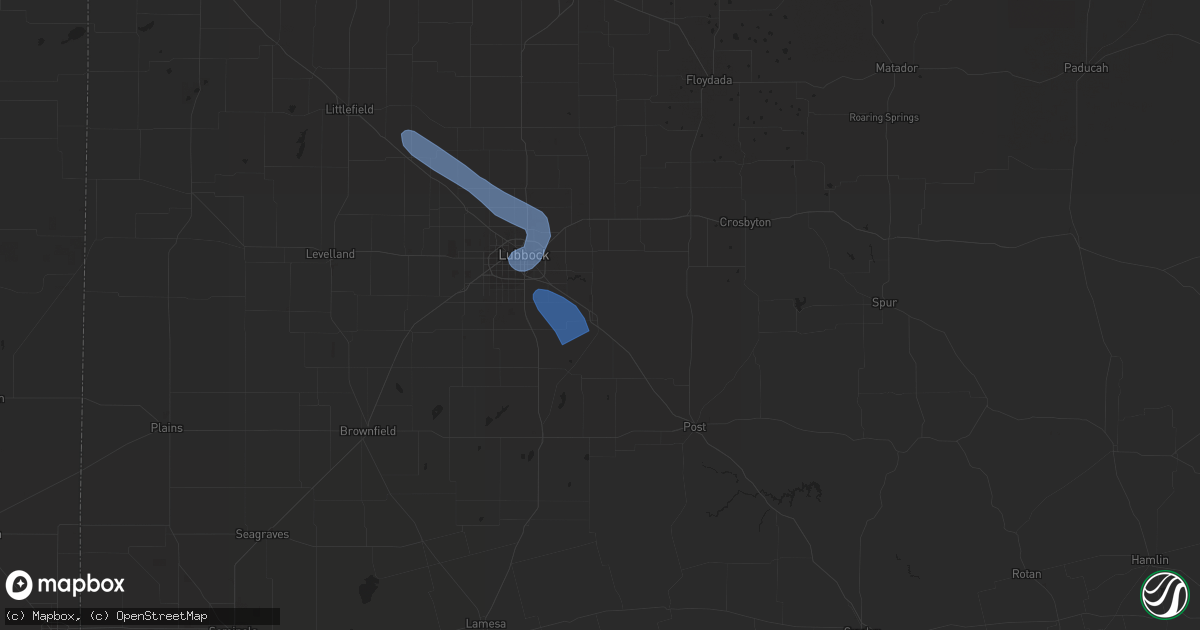 Hail map in Slaton, TX on September 14, 2023