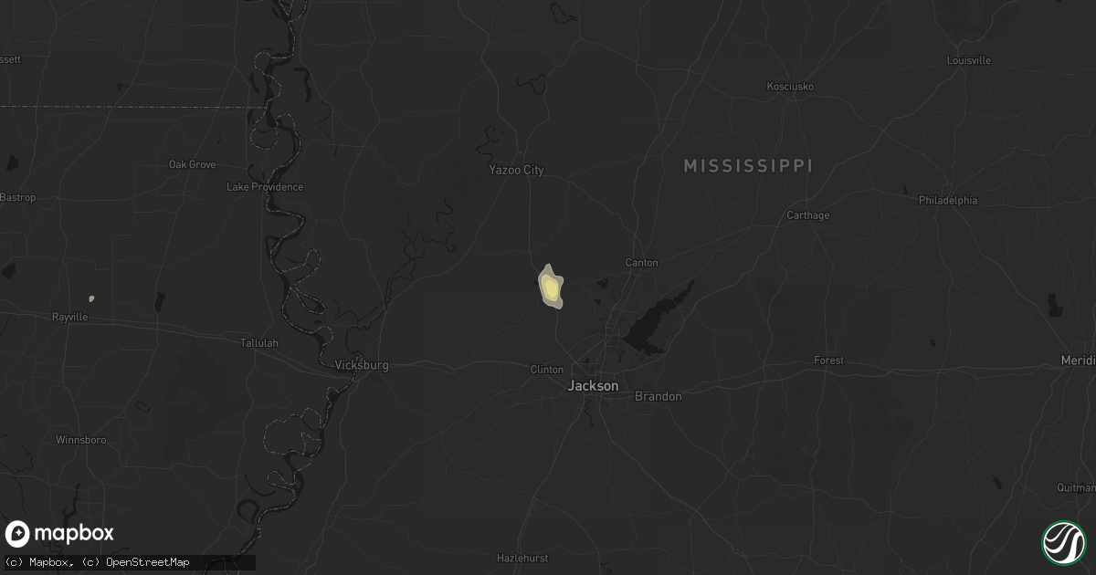 Hail map in Flora, MS on September 14, 2026
