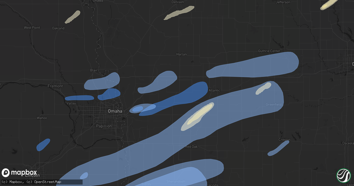 Hail map in Hancock, IA on September 14, 2026