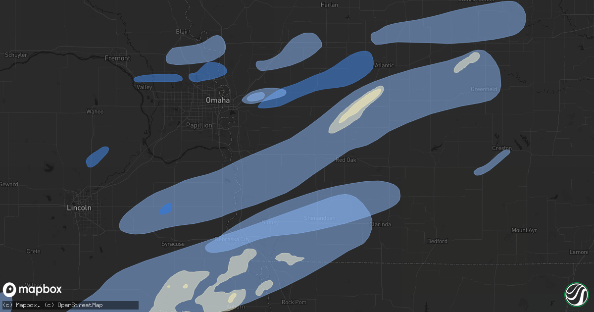 Hail map in Hastings, IA on September 14, 2026