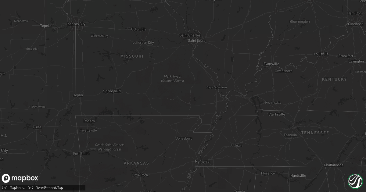 Hail map in Georgia on September 15, 2011