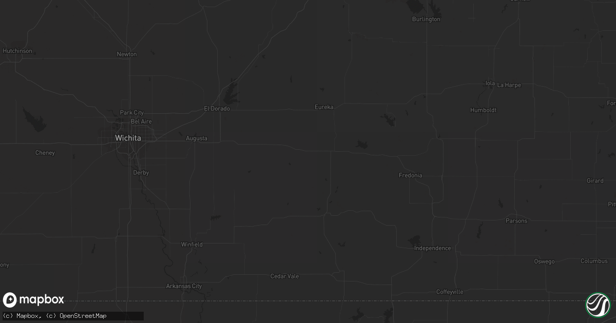 Hail map in Bertrand, NE on September 15, 2015