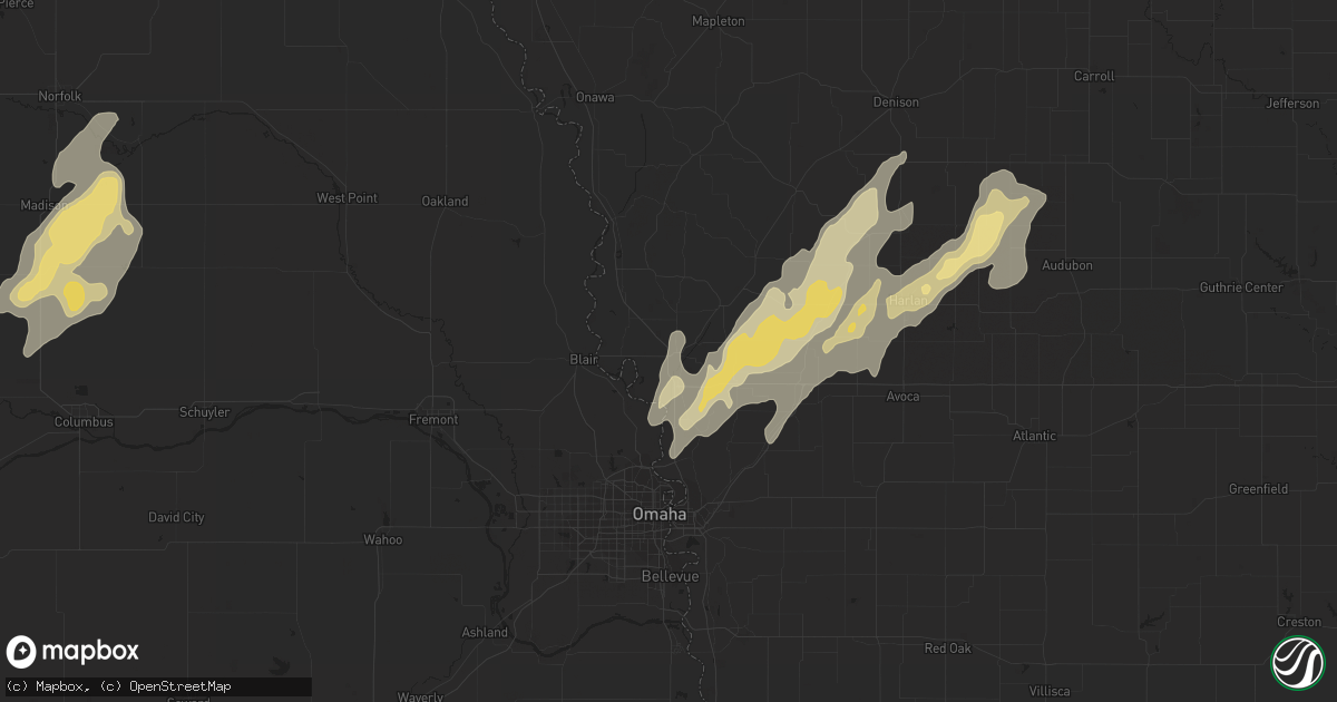 Hail map in Missouri Valley, IA on September 15, 2017