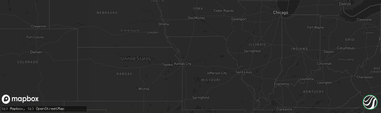 Hail map in Minnesota on September 15, 2018