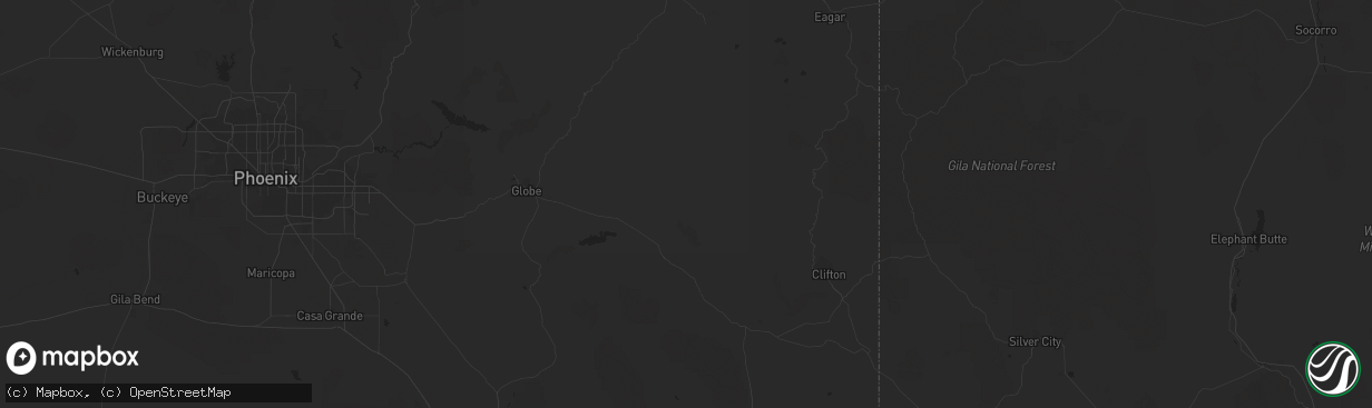 Hail map in Lordsburg, NM on September 15, 2019