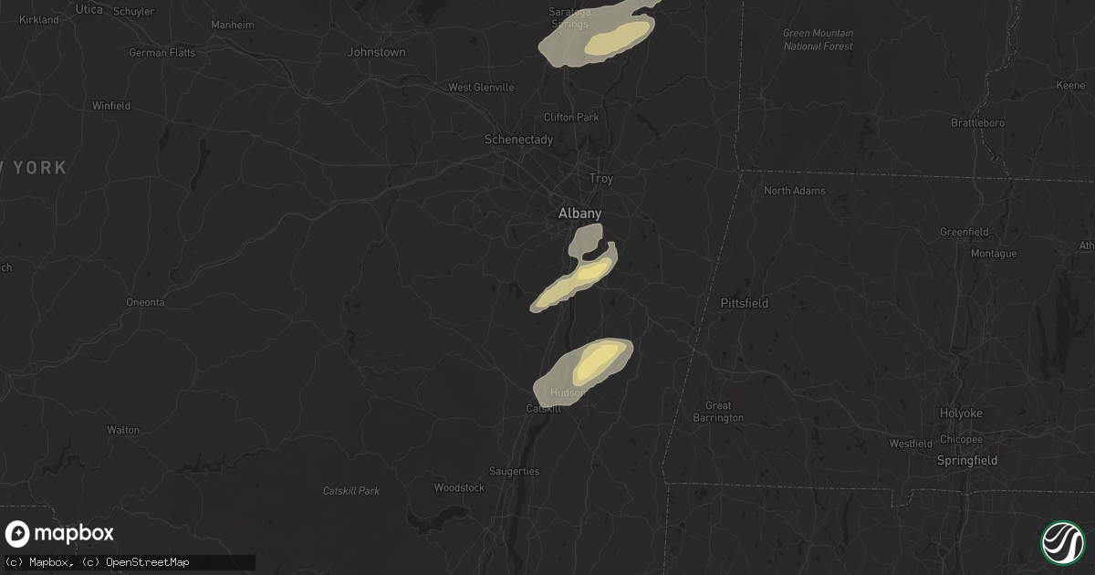 Hail map in Ravena, NY on September 15, 2021