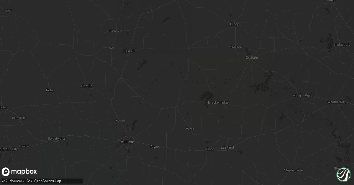 Hail map in Canyon, TX on September 15, 2023