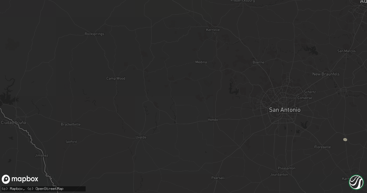Hail map in Fort Davis, TX on September 15, 2023