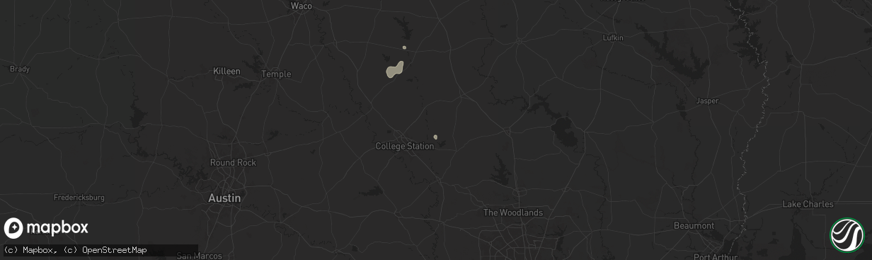 Hail map in Iola, TX on September 15, 2024