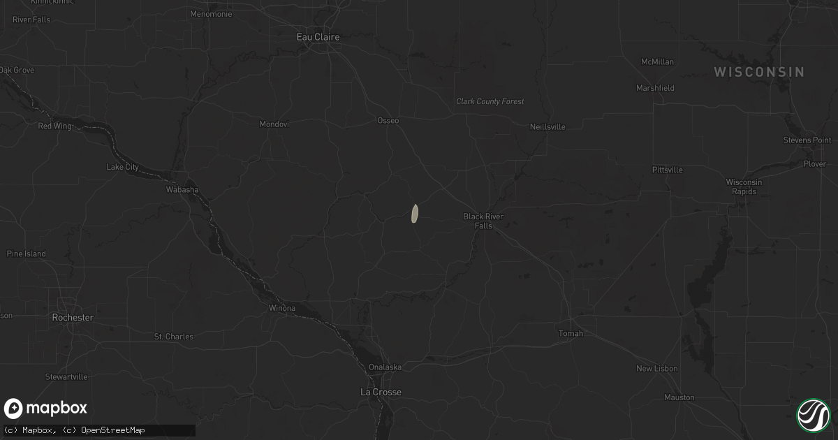 Hail map in Taylor, WI on September 15, 2025